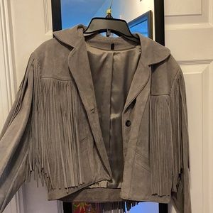 Lauriat Real Suede Fringe Jacket